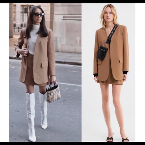 Zara camel blazer Clearance